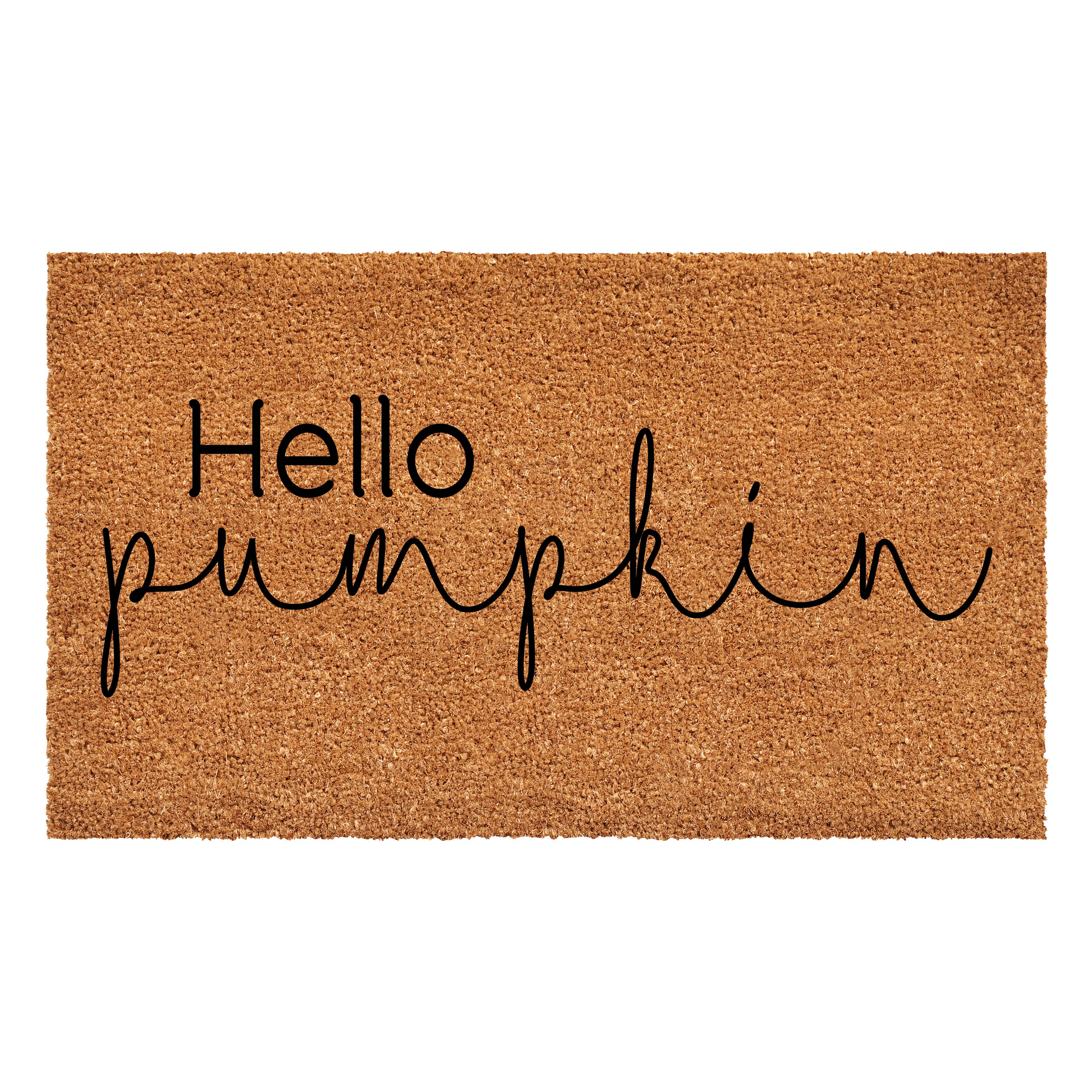 Hello Pumpkin Fall Doormat