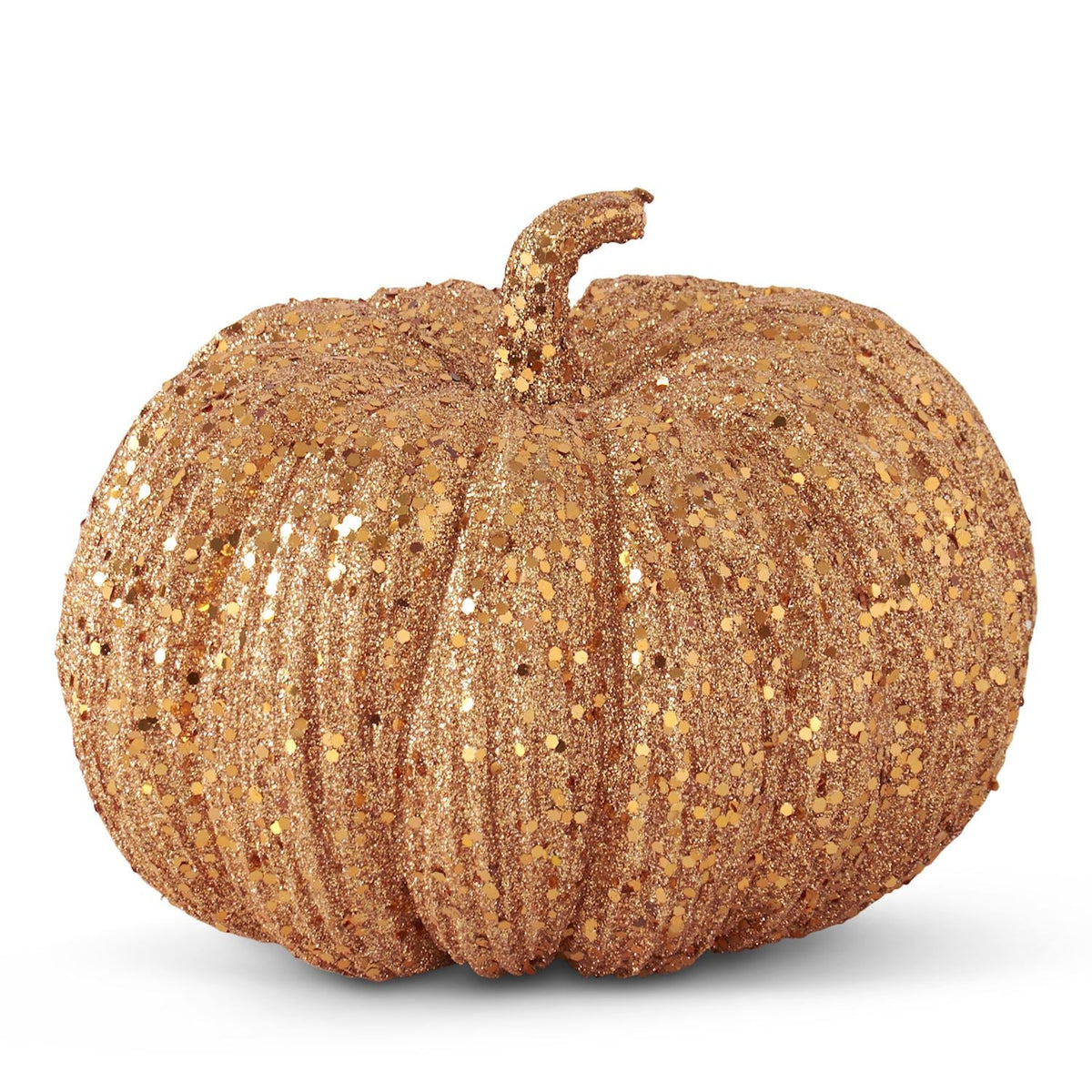 Orange Glitter & Sequin Pumpkin