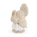 Cream Distressed Turkey on White Pumpkin
