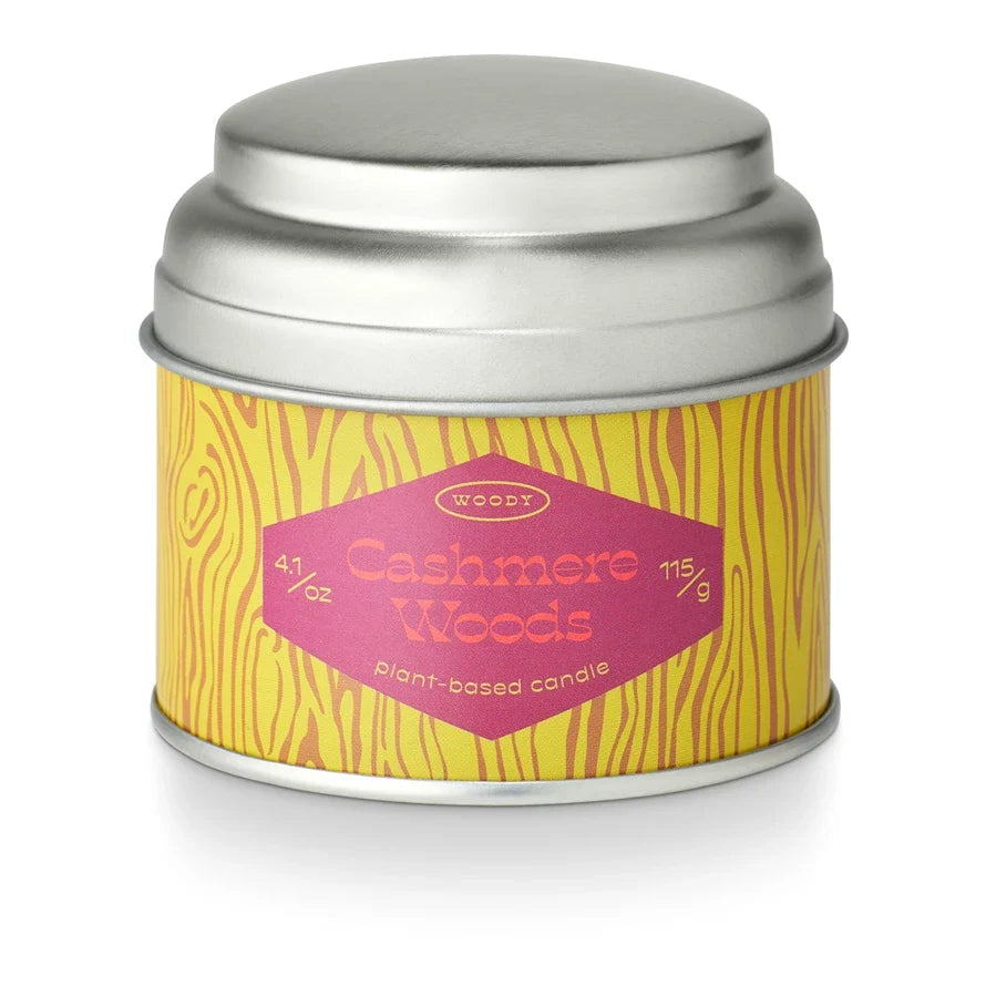 Cashmere Woods Grandpa's Tin Candle