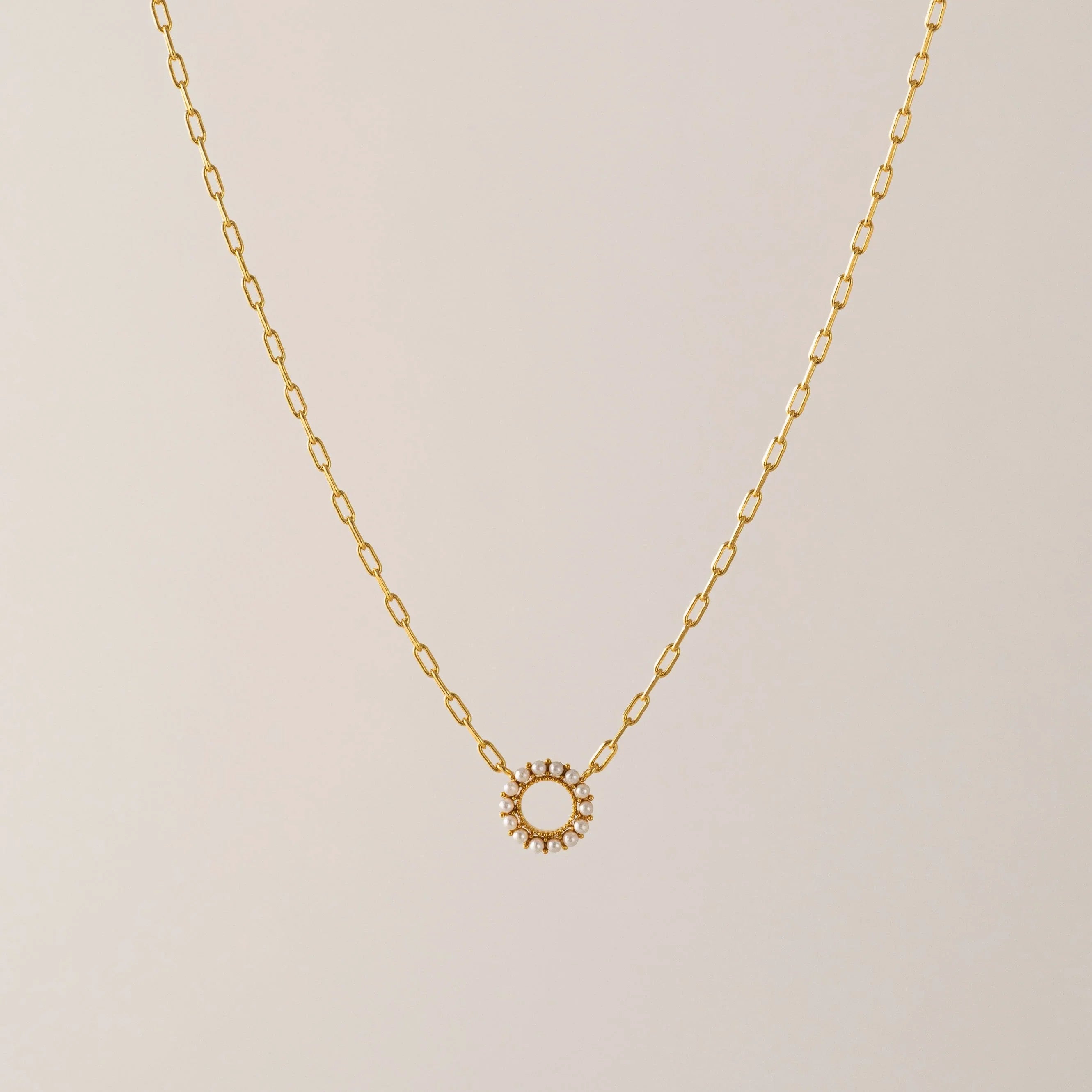 Kismet Gold Pearl Necklace