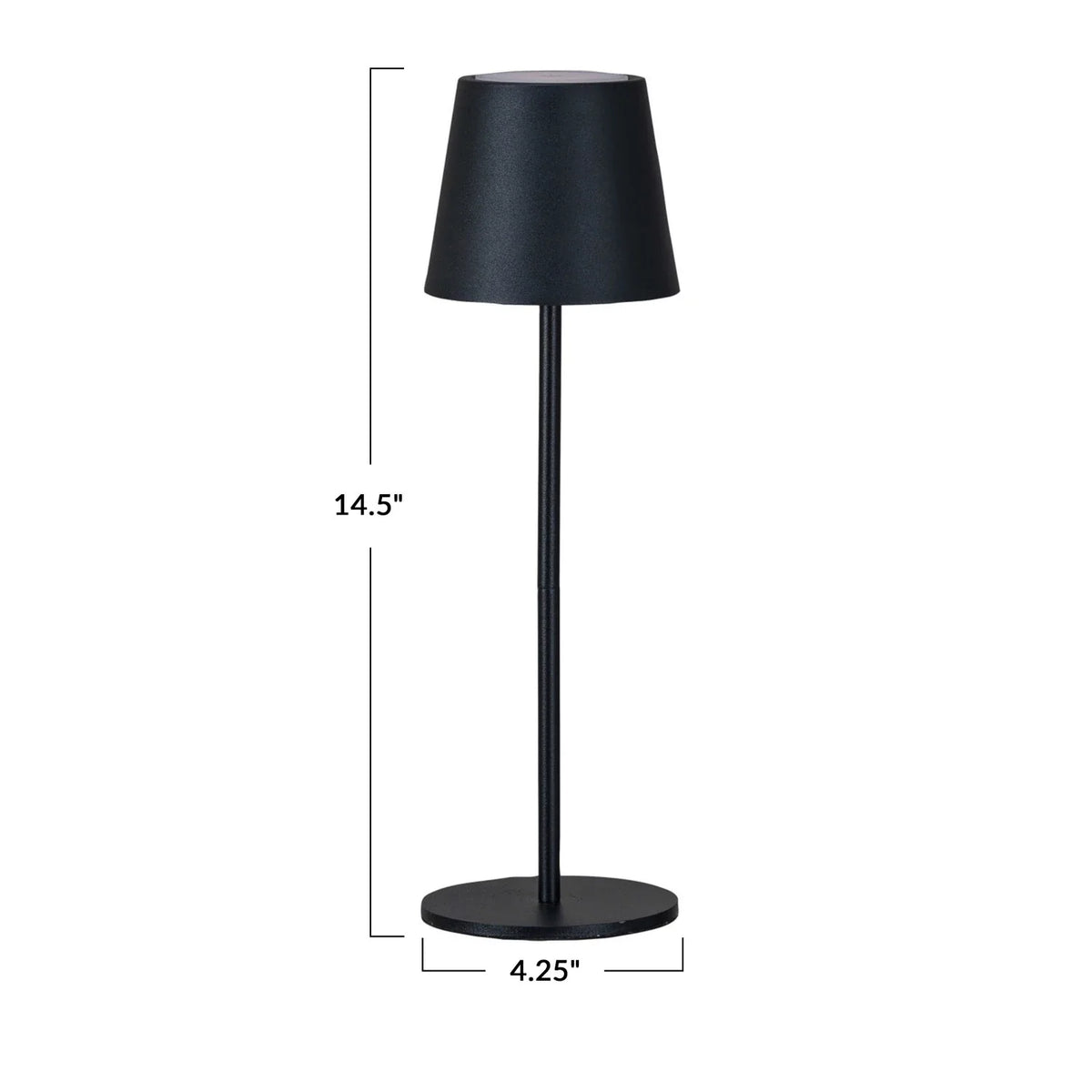 Metal LED Rechargeable Lamp with Touch Sensor