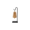 Antique Gold Metal Bell with Black Stand